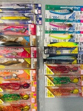 【Brand New】DAISO Fishing Tackle 18-piece Set (Tai Rubber, Eging, Long Bill