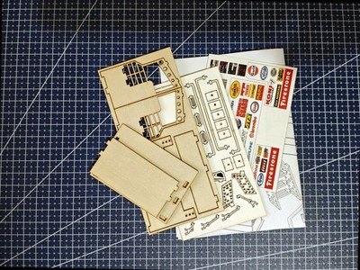Maison Décorative Slotcar Échelle 1:32 – 200 X 88 X 142 Mm – MDF Laser Découpé Made In Germany