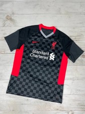 Nike Liverpool 2020 2021 Third Soccer Shirt Jersey Football Men Size L Black