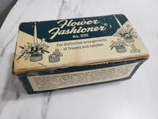 Vintage Gadjo Flower Fashioners Lot Candle Arrangment Frog Holder plastic