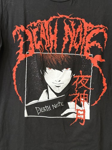 T-shirt RIPPLE JUNCTION DEATH NOTE Horror Light Yagami logo grafico taglia small - Foto 2 di 5