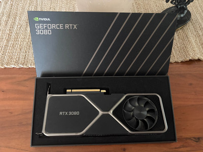 NVIDIA GeForce RTX 3080 Founders Edition 10GB GDDR6X Graphics Card -...