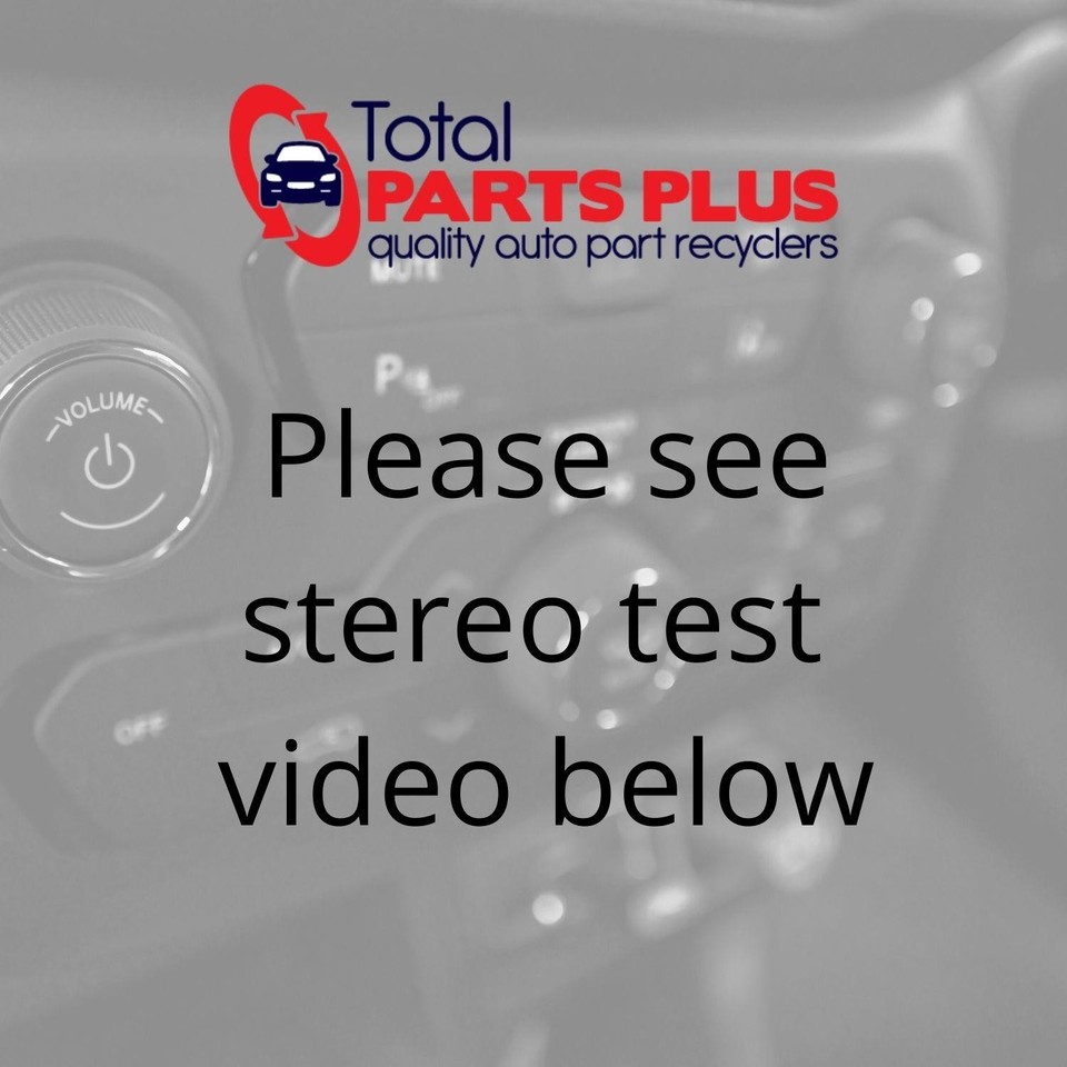 Single Home Unit HOLDEN CRUZE FACTORY SINGLE STACK CD PLAYER HEAD UNIT, JH, 03/11-01/17 ...