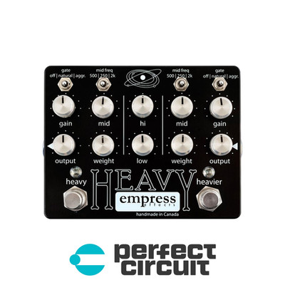 Empress Effects Heavy Dual-Channel Distortion EFFECTS - NEW - PERFECT CIRCUIT