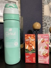 Cirkul StrawSip 26oz Flip Water Bottle Comes with Sweet Tea  Strawberry Dream 