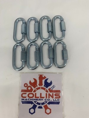 3/8'' Zinc Plated Quick Link Lot of 8