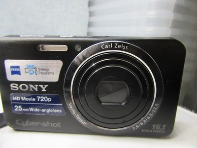 Sony Cyber-shot DSC-W630 16.1MP Digital Camera - Black for