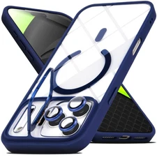 For iPhone 17 Pro Max 17 Air Mag Safe Case Shockproof Camera Lens Cover Stand