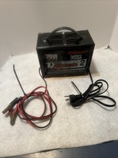 Vintage Schauer Model Ch12 102 Dual Amp Battery Charger Car Truck Mower Free Sh