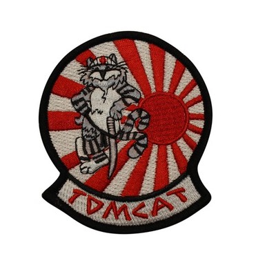 US Navy Tomcat Japan F-14 Embroidered Iron On Patch - USN 74-C
