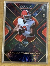 Wild Card 2024 Auto Mania American FB Taulia Tagovailoa Rookie Auto AMATP-TT 1/1. rookie card picture