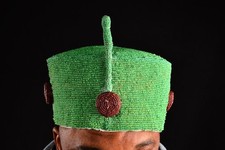 11079 Ancienne Couronne Du Roi Ade Oba Yoruba Nigéria Afrique