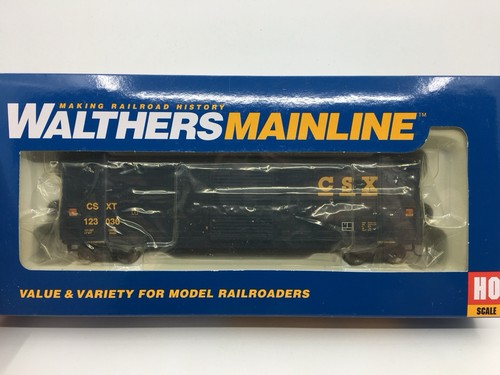 Carro de carga lateral waffle CSXT #123019 escala HO Walthers 910-2302 CSX 50’ ruedas de metal | Condition: Used