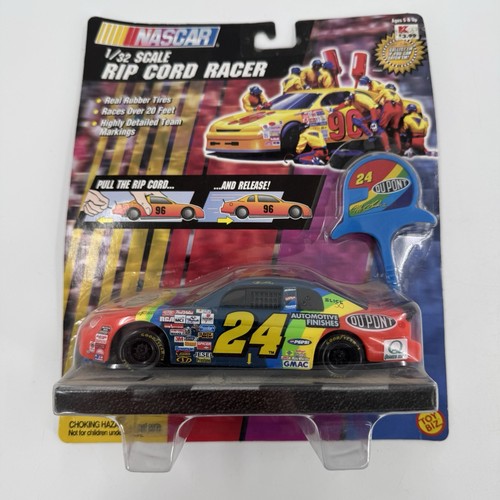 Jeff Gordon Toy Biz Nascar 1:32 Rip Cord Racer #24 - Picture 1 of 12