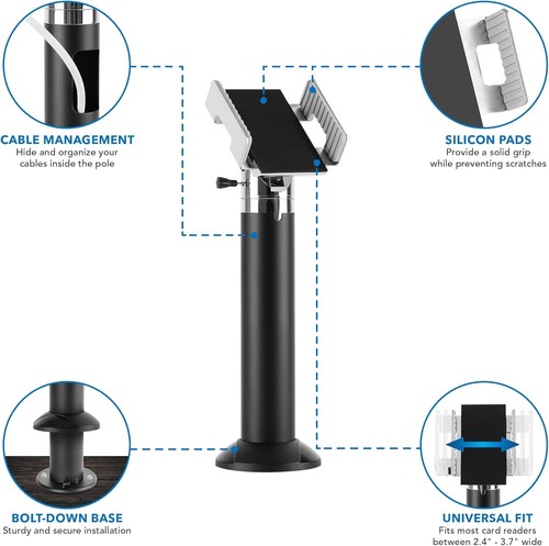 Universal Credit Card POS Terminal Stand for VeriFone Ingenico First Data Car... - Picture 5 of 10