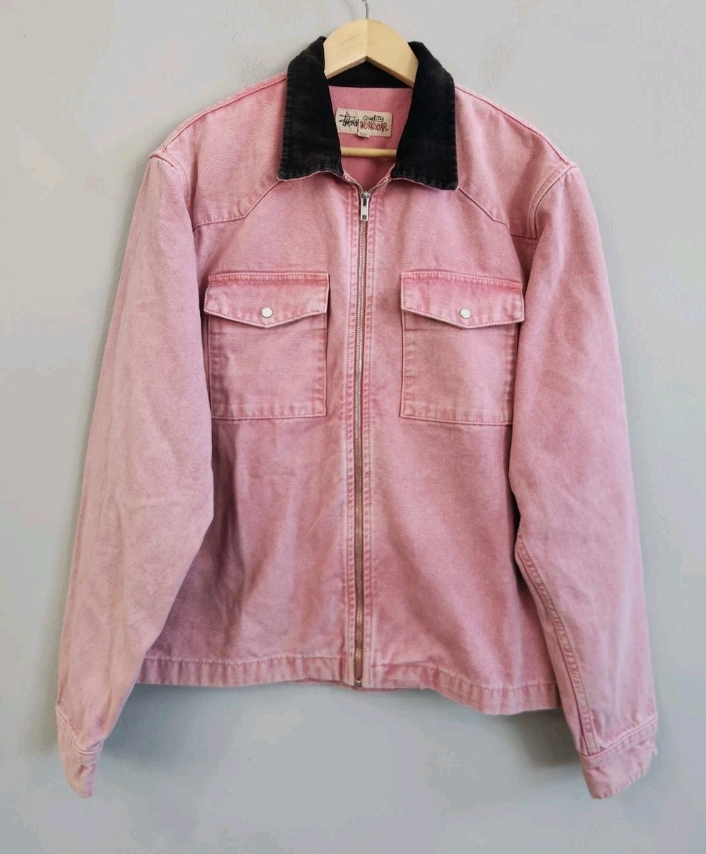 Stussy ピンク M ジャケット Yahoo!オークション - 【STUSSY ステューシー】テーラード