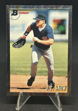 J.T. Snow - RC Rookie - Giants HOF - 6 Time Gold Glove - FOIL - 1993 Bowman #340