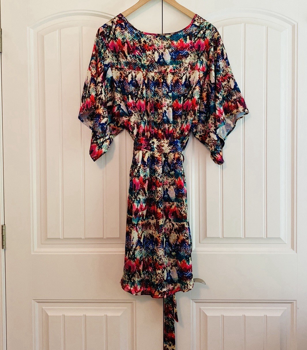 Judith March Women's Python Print Multi Color Rob… - image 4