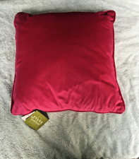 Image of Evans of Lichfield 43cm square piped royal velvet filled Cushions muiltcolour