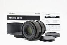 [Almost Unused w/BOX] Sigma 65mm F/2 DG DN Contemporary L Mount Lens from JAPAN