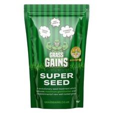 Grass Gains Lawn Seed 1KG – Premium Grass Seeds Fast Growing for Patch Magic ... 23.82 per kilo