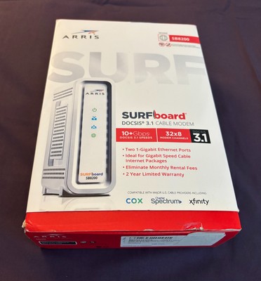 arris surfboard sb6813 docsis 3.1 cable modem