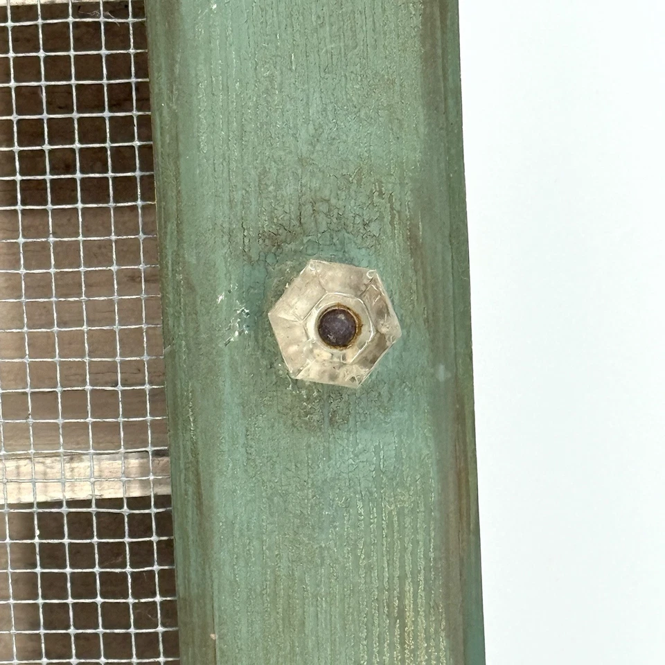 Vintage Primitive Hanging Spice Cup Trinket Kitchen Bathroom Cabinet - Image 3 of 4