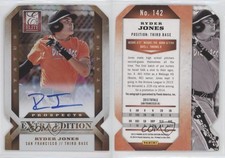 2013 Elite Extra Edition Status Gold Die-Cut Signatures /5 Ryder Jones #142 Auto