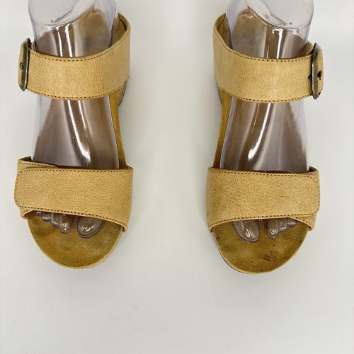 Dansko-Tanya Leather 2 Adj Strap Sandals Women Size 6.5-7 US EUR 37 Tan - Picture 11 of 14