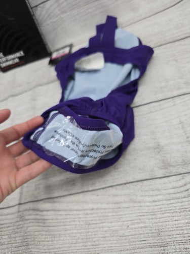 NWT Nike Poly Core Solid Fastback One-Piece Swimsuit Purple Size 20GRL5 Performa - Picture 6 of 8