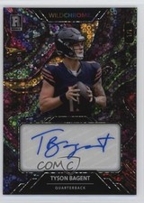 2023 Wild Card Wildchrome Pro-Look Football WildPaint 1/1 Tyson Bagent Auto 0r0s