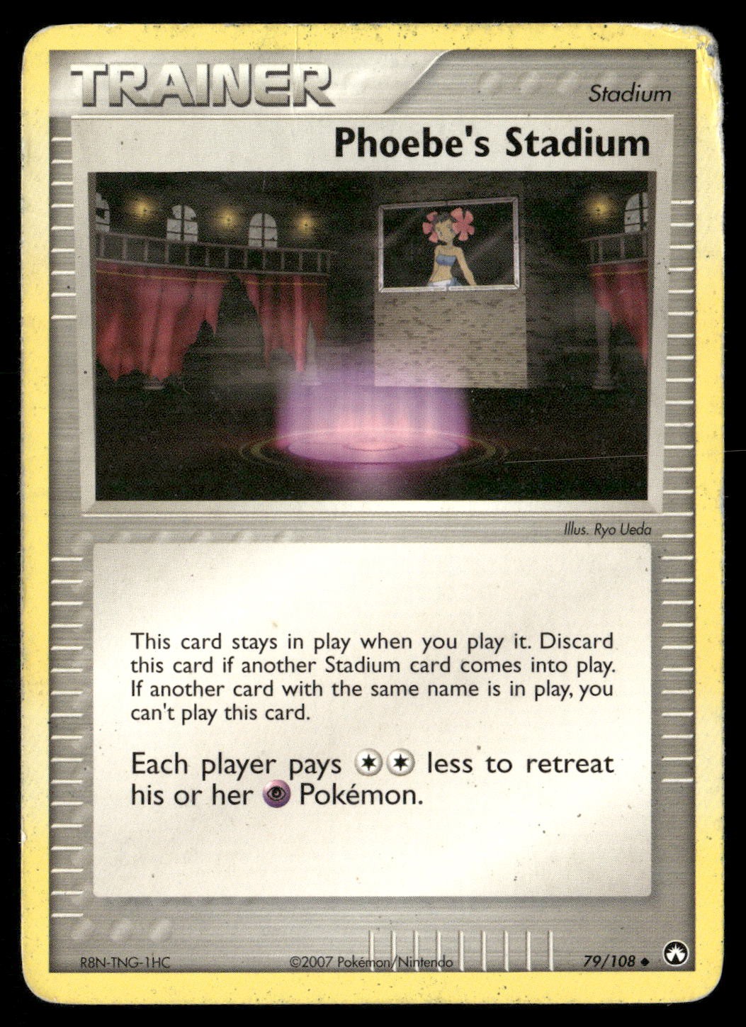 Phoebe's Stadium 79/108 Uncommon Power Keepers Pokemon Damaged