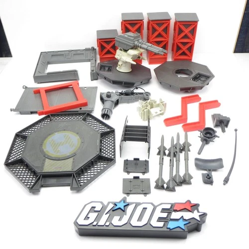 Tactical Battle Platform TBF Vintage 1985 GI Joe ARAH Playset Parts Lot