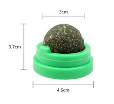 3PCS Catnip Wall Ball Cat Toy Natural Cat Mint Treat Roller