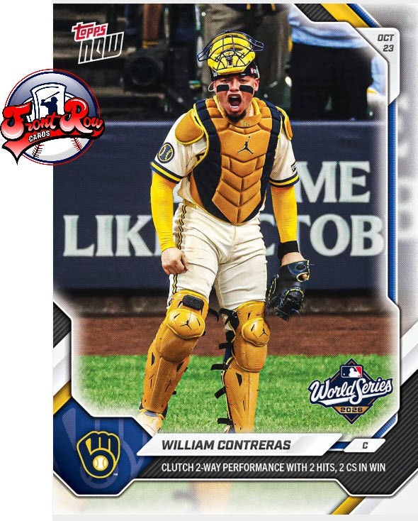 William Contreras 2026 MLB TOPPS NOW 814 Presale