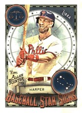 Bryce Harper 2019 Topps Allen & Ginter #BSS-49 Baseball Star Signs Phillies