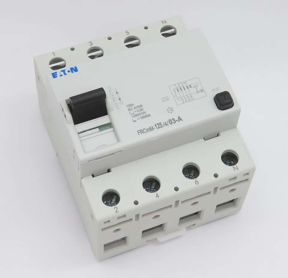 EATON FRCmM-125/4/03-A FI-Schutzschalter Typ A FI-Schalter RCCB 125A 300mA 4pol - Bild 2 von 4