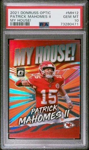 Patrick Mahomes II - 2021 Panini Donruss Optic - My House! #MH-12 PSA 10! GEM