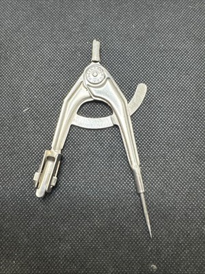 Vintage Protractor Math FABER 1756 Adjustable Compass Drafting Tool USA