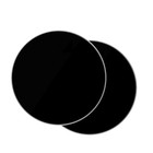 2 PCS 22" Inch BLACK Drum Head Bass Drum Head BLACK (0.188MM)