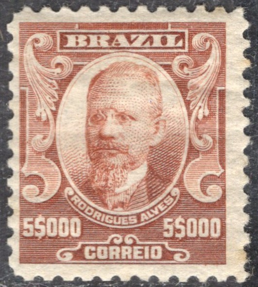 BRAZIL 1917 STAMP  Sc. # 198 MH