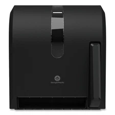 Georgia Pacific Professional 54338A Hygienic Roll Towel Dispenser - BK 1/CT New