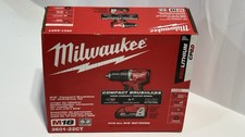 New Milwaukee 2802-22CT M18 18V 1/2" Compact Brushless Hammer Drill/Driver Kit