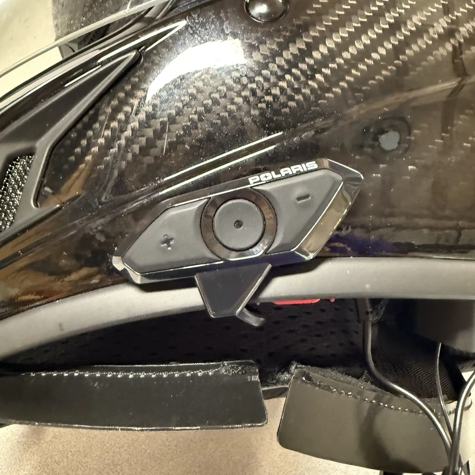 Casco Polaris Slingshot Negro Grande L con SENA Inalámbrico Bluetooth Y Estuche Nuevo Foto 4 de 4