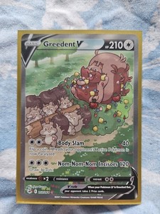 Greedent v Fusion Strike Alternate Art 257/264 Pokémon TCG Near Mint