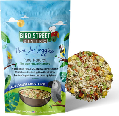 Parrot Food - Parakeet & Cockatiel Food - Cooks in 3-15 Min W/Natural Grains, Le