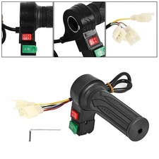 E-Bike Throttle Handle Grip High Medium Low Speed Forward Reverse Cruise Parts