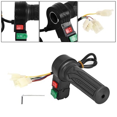 E-Bike Throttle Handle Grip High Medium Low Speed Forward Reverse Cruise Parts
