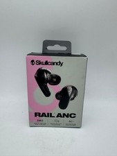 SKULLCANDY RAIL ANC TRUE WIRELESS IN EAR EARBUDS, BLACK  NEW SEALED  