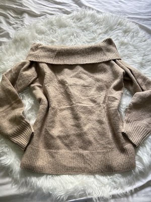 PRETTYGARDEN Women's Off The Shoulder Sweater Long Sleeve Tops Fall Loose Knit